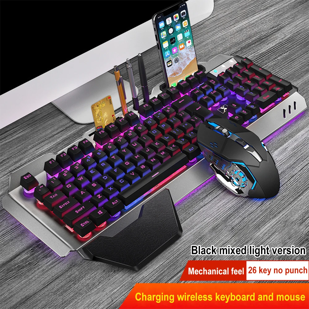 Esports Wireless Gaming Mouse - Teclado y ratón inalámbricos K680 recargables,
