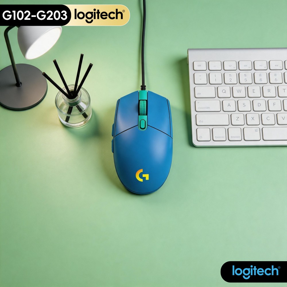 Logitech Mouse G203 - Ratón Logitech G203 G102, Lightsync RGB
