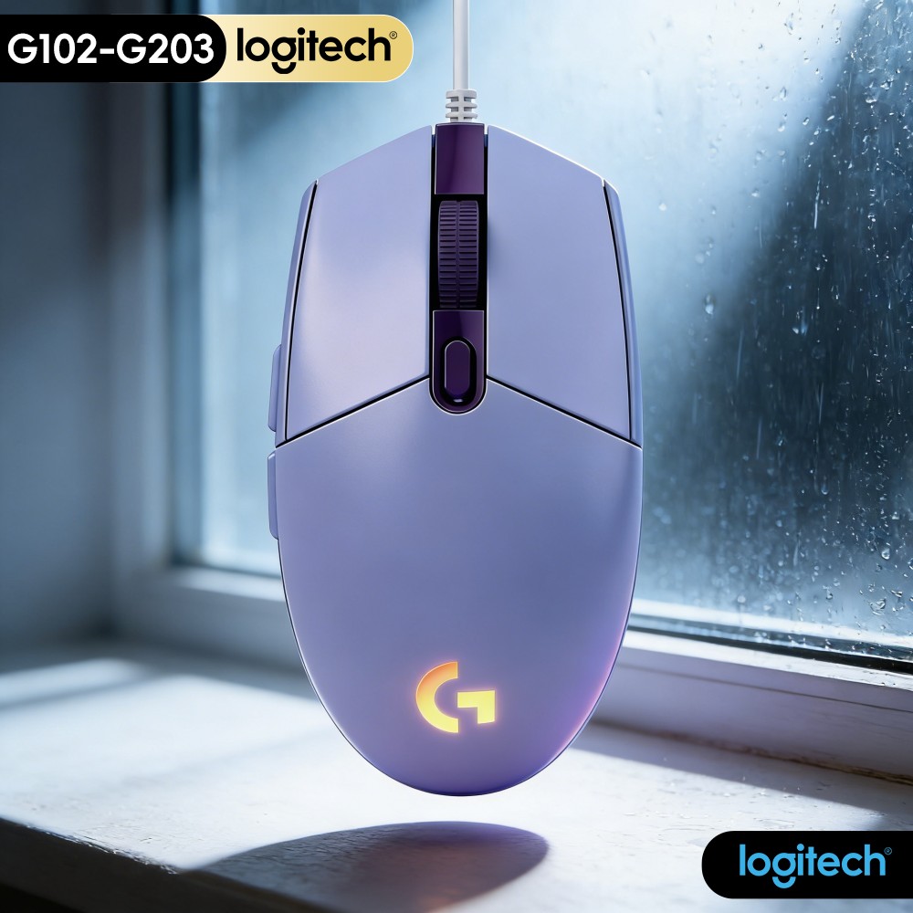 Logitech Mouse G203 - Ratón para juegos Logitech G203 RGB,