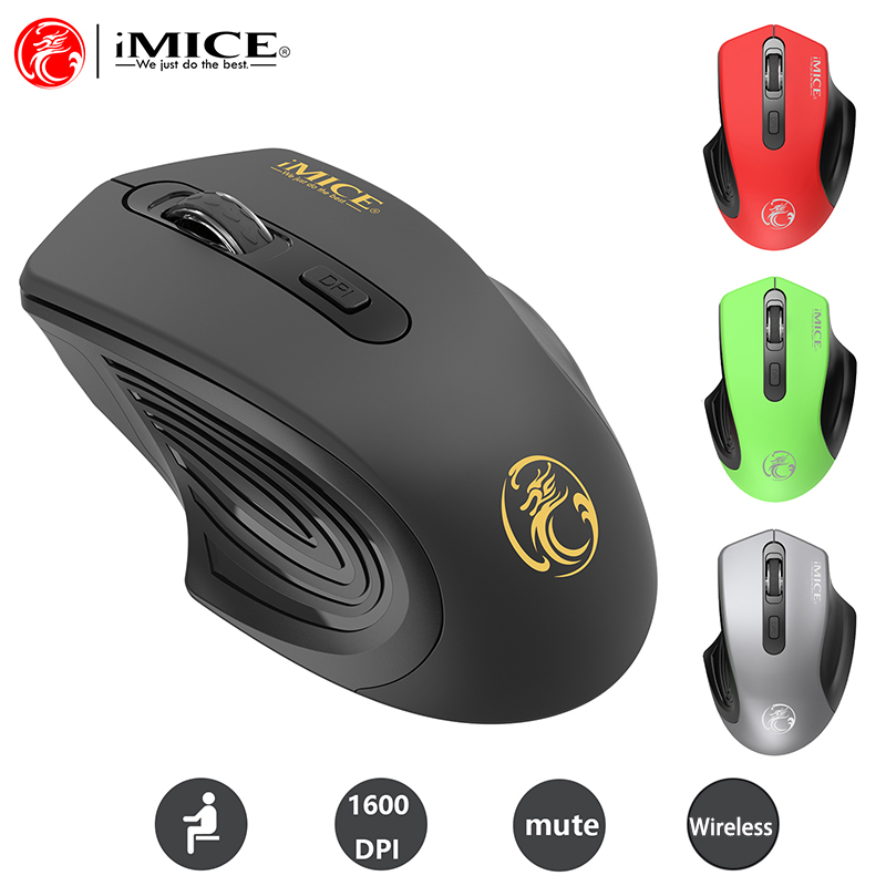 Esports Wireless Gaming Mouse - Ratón Óptico Inalámbrico Silencioso de 2.4G