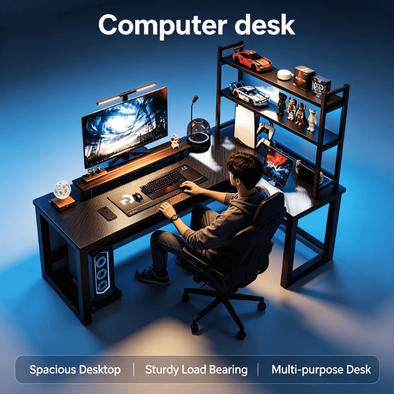 Esports Gaming School - Escritorio de Computadora en Forma de