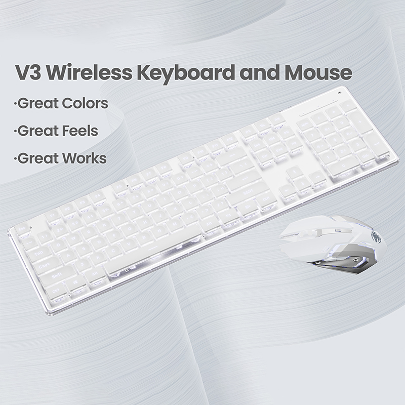 EWEADN V3 Juego de teclado y m - Esports Wireless Gaming Mouse reseña y precio