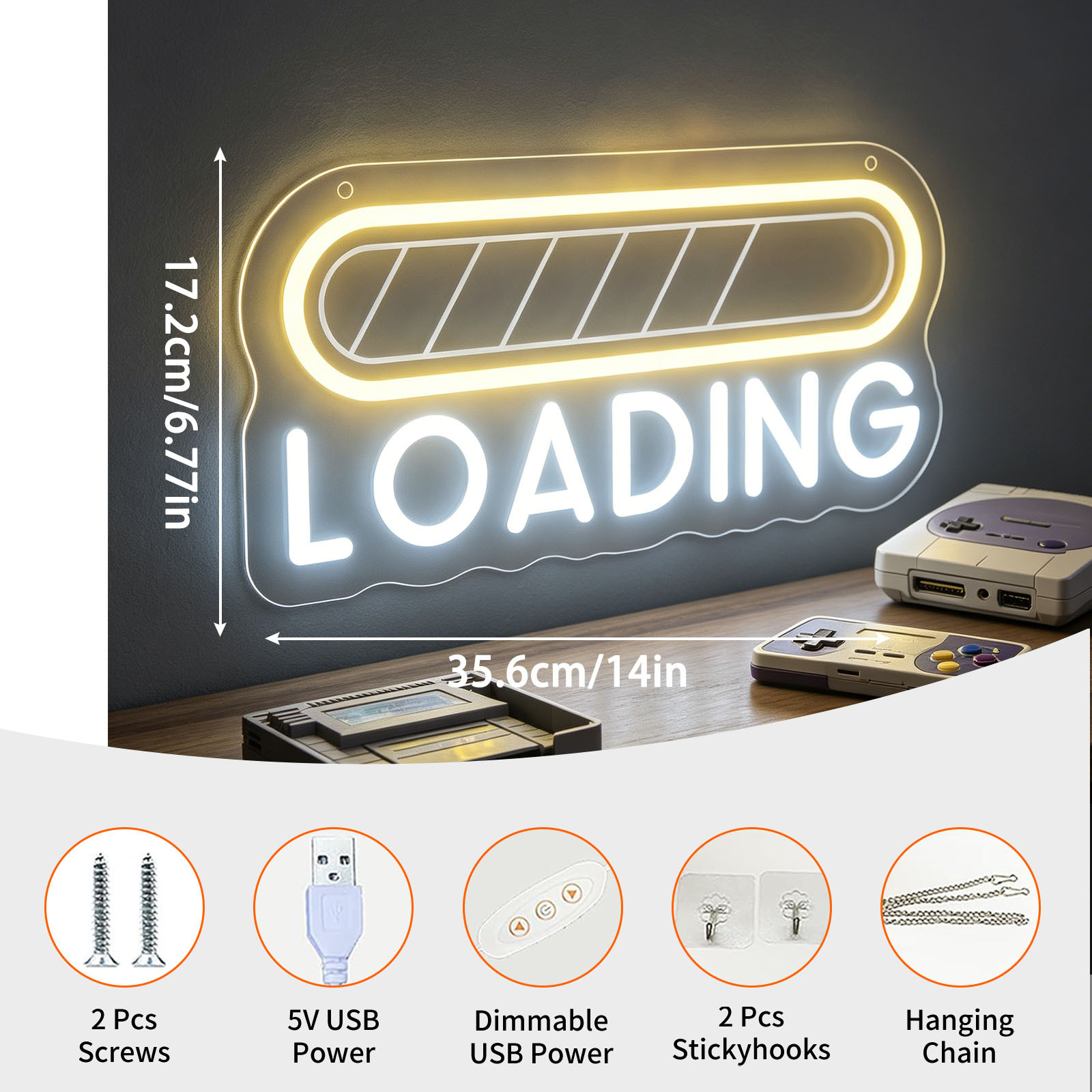 Letrero Luminoso LED de Neón U - Esports Gaming Setup reseña y precio