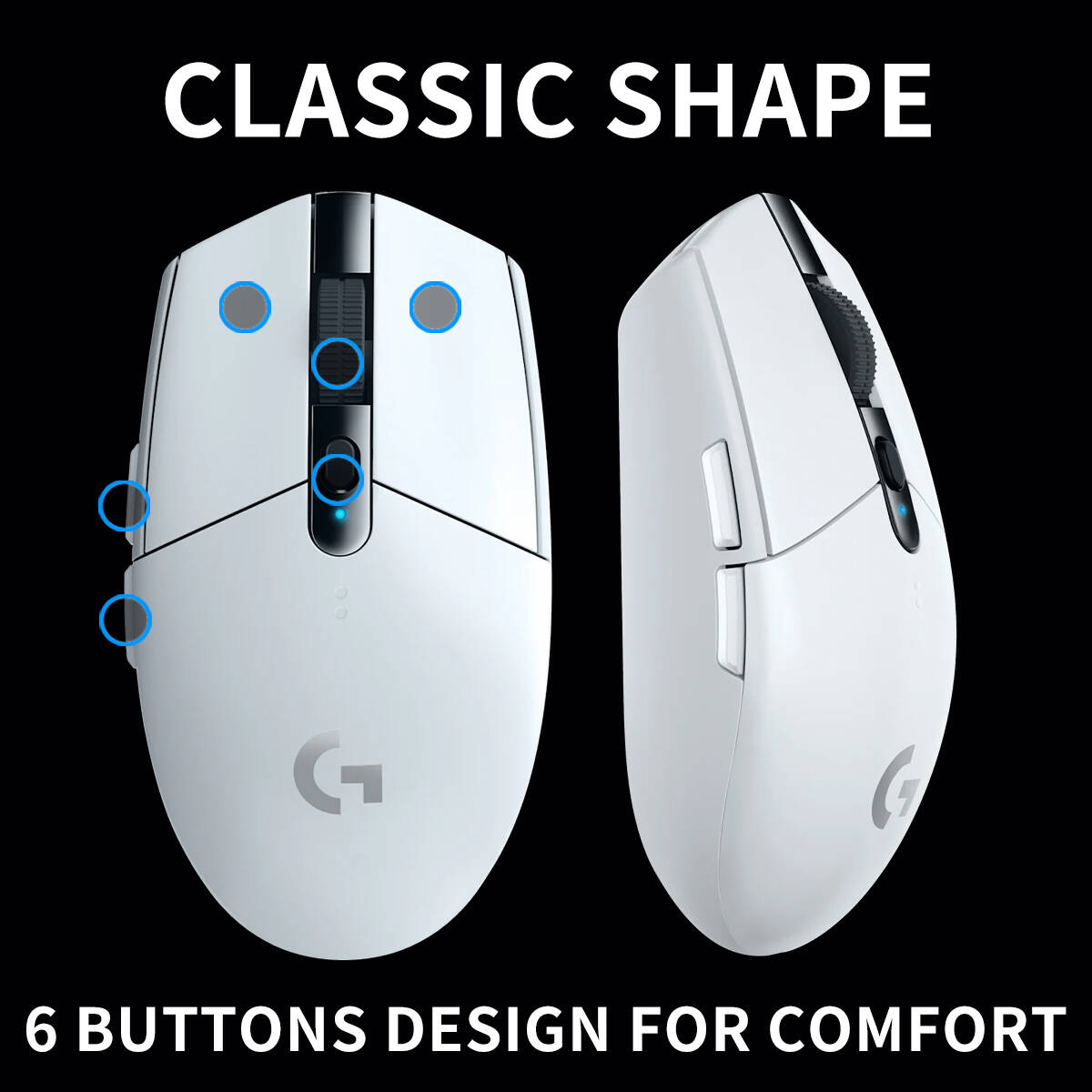 Ratón Inalámbrico para Juegos  - Logitech Mouse G203 reseña y precio