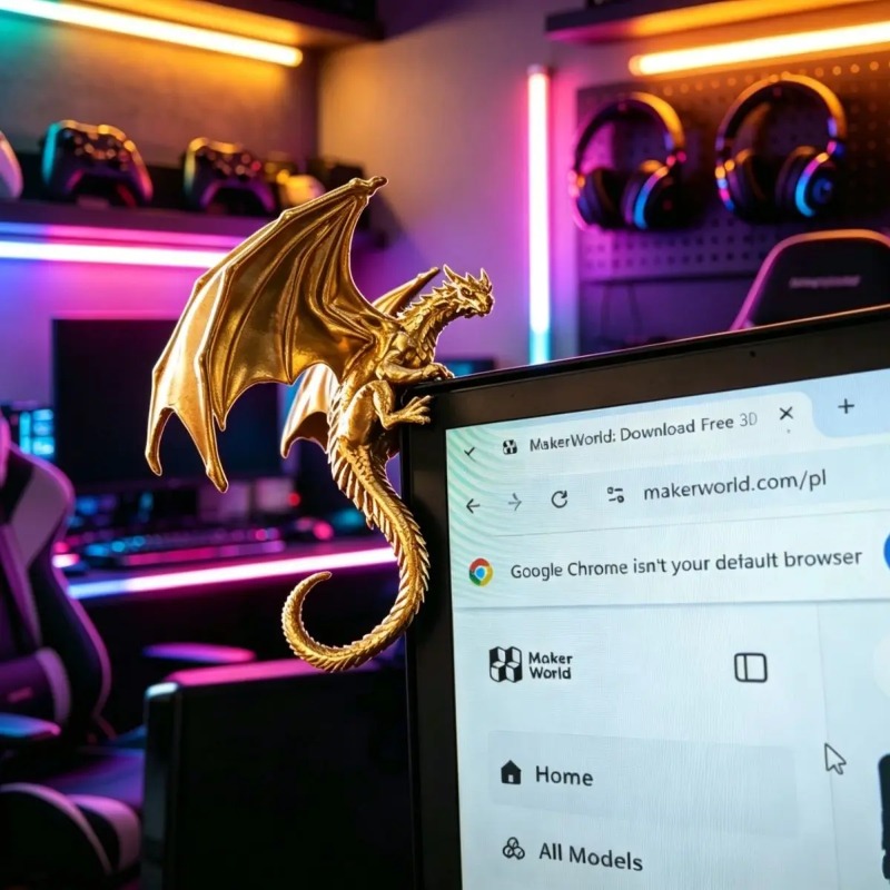 Figura Decorativa de Dragón Re - Esports Gaming Setup reseña y precio