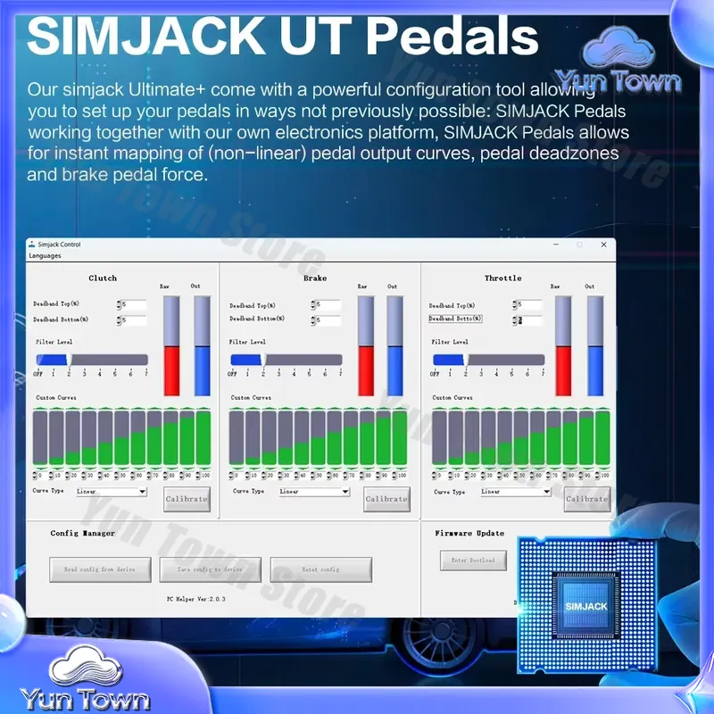Nuevos Pedales UT Simjack para - Esports Gaming Setup reseña y precio