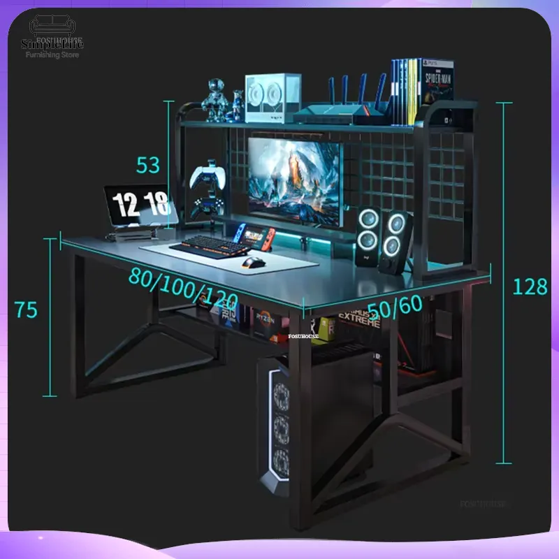 Escritorio Nórdico para Comput - Esports Gaming School reseña y precio