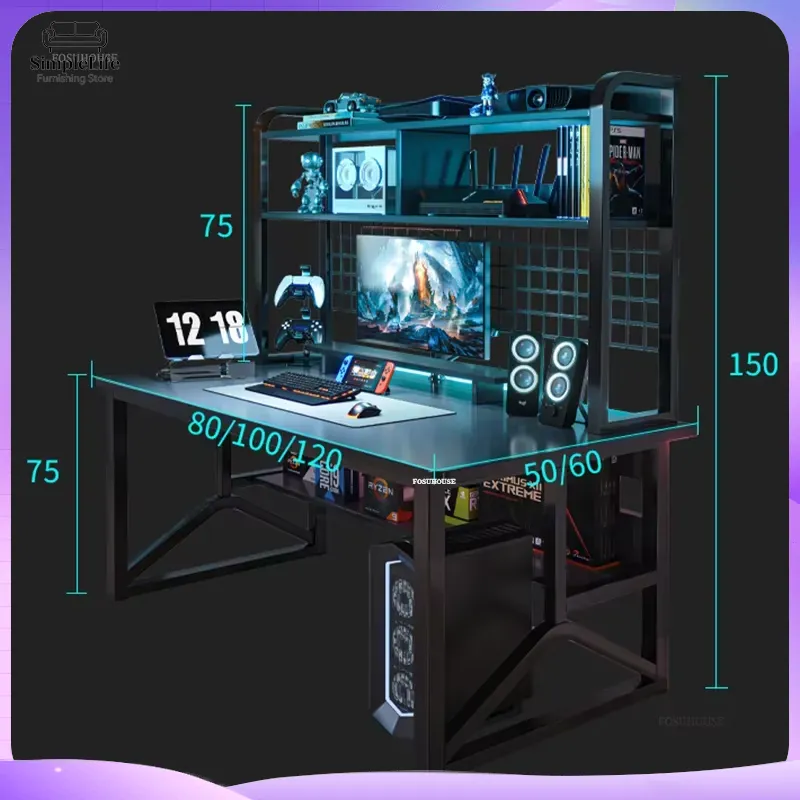 Escritorio Nórdico para Comput - Esports Gaming School reseña y precio