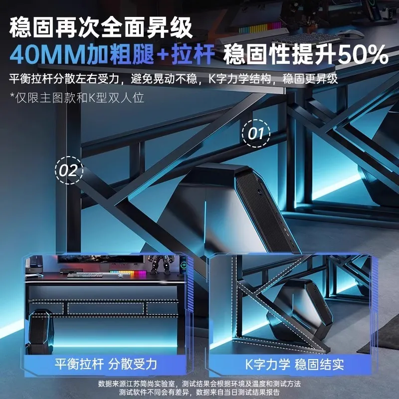 Escritorio Doble para Videojue - Esports Gaming Setup reseña y precio