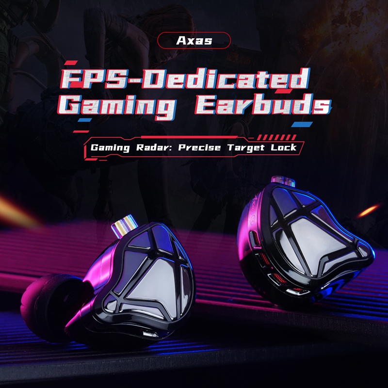    Auriculares KZ Axas FPS Ga - Esports Gaming Setup reseña y precio
